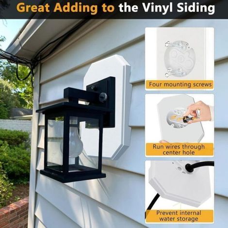 Bloc montage extérieur étanche – compatible revêtement 1,27 cm & vinyle 10,2 (1/4)