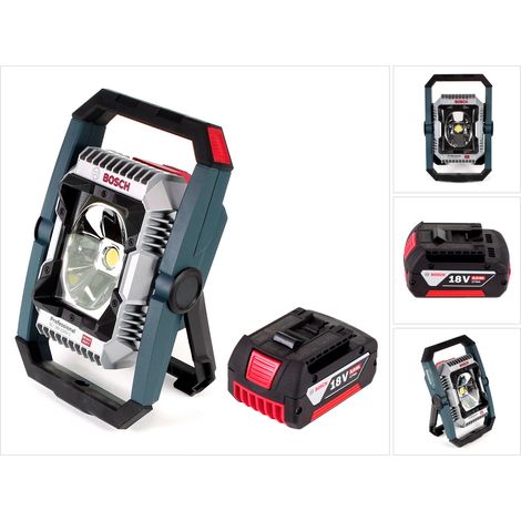 Bosch GLI 18V-2200 C Akku Lampe 18V 2200lm Bluetooth ( 0601446501 ) + 1x 5,0 Ah Akku - ohne Ladegerät