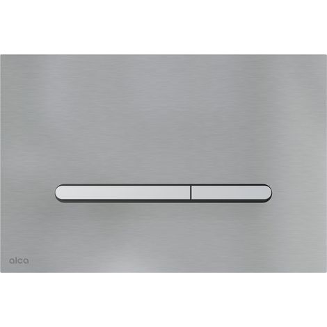 Alcadrain WC - Plaque de commande RAY Alunox-Mat Acier inoxydable (1/3)