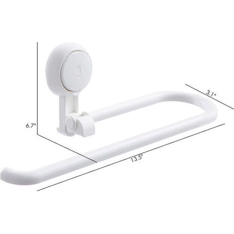 Porte-Papier Cuisine à Ventouse Murale Auto-Adhésive Sans Perçage – Support pour Rouleaux Essuie-Tout Amovible et Réutilisable (1/3)
