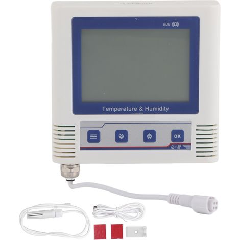 Enregistreur de Température USB avec Affichage LCD, Capteurs de Précision, Alimentation 5V DC (1/5)