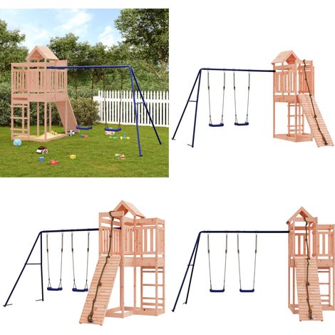 Spielturm Massivholz Douglasie - Holzspielplatz - Outdoor Spielgeräte - Gartenmöbel - Spielturm - Kletterturm - Home & Living
