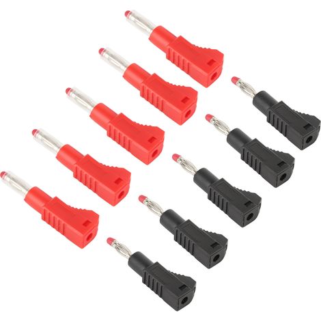Connecteurs Banane 4mm avec Isolation Rétractable pour Dispositifs de Sécurité (1/5)