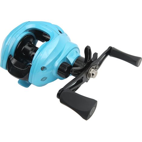 Moulinet de pêche LQ2000R, ratio de vitesse 7.2:1, type baitcasting, avec roulements étanches en acier inoxydable, pour eau douce et eau salée. (1/5)