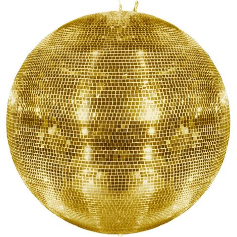 Bola de espejos Eurolite de 75 cm, color oro - bola de espejos