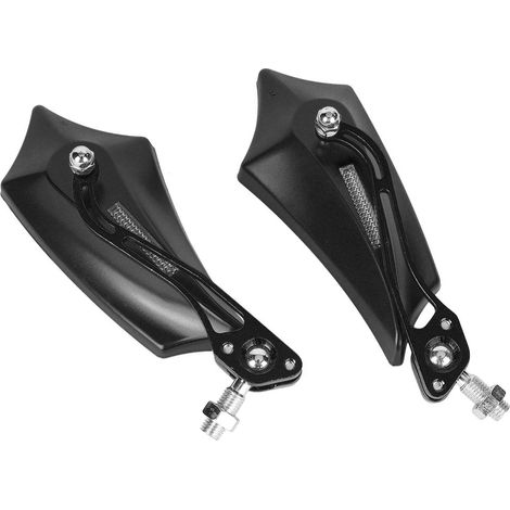 Paire de rétroviseurs universels noirs pour moto - accessoires de modification (1/5)