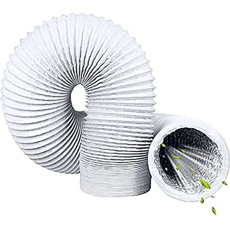 Tuyau Évacuation Climatiseur Mobile 5m Ø150mm Blanc (1/5)