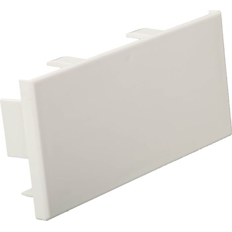 Rs Pro – Bouchon d'extrémité 60 x 40mm en PVC – Accessoire pour goulotte électrique – Pour espaces confinés – Résistant aux chocs