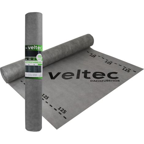 Écran sous-toiture respirant 1.5m x 50m – Membrane 3 couches pour toits en pente – Résistance UV 6 semaines – 125g/m²