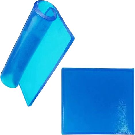 Coussin en gel résine pour selle moto confort fraîcheur anti-fatigue absorbeur chocs universel 25x22x1 cm (1/5)