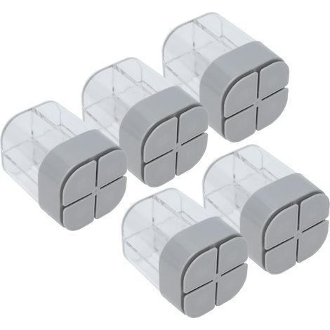 5-teiliges 4-in-1-Gewürzbehälter-Set mit Gewürzstreuer und dicht schließendem Deckel für die Küche zu Hause, im Restaurant oder in der Küche (1/5)
