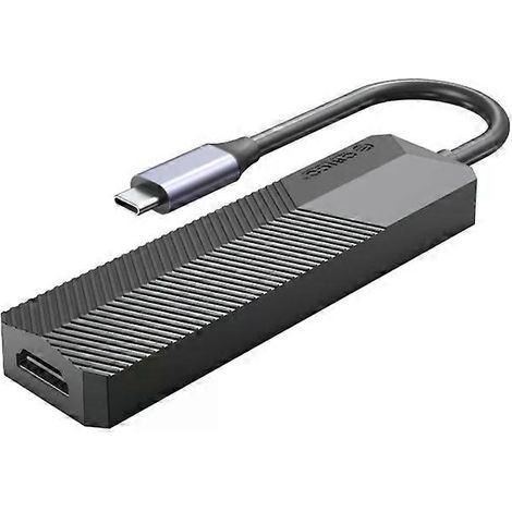 Station d'accueil 5 en 1 Type-C - ORICO MDK-5P-GY-BP, Hub USB-C (1/5)