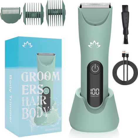 Épilateur électrique pour femmes, tondeuse corporelle pour le maillot, rasoir pour les jambes-AquaForge (1/5)