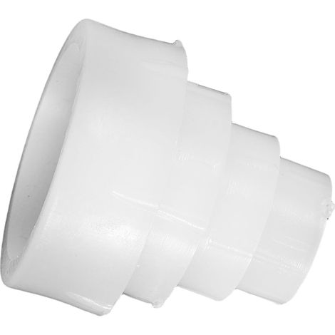 Adaptateur Réducteur pour Meule D’établi 9-12mm en Abs Blanc Bague de Centrage, Fixation Stable, Usage Atelier et Bricolage, Compatible Touret (1/5)