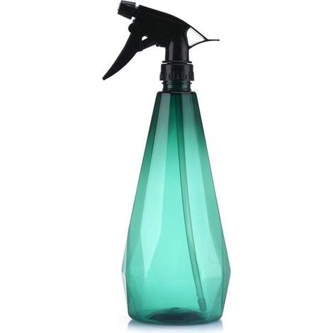 Wassersprühflasche, 1-Liter-Kunststoffflasche, durchsichtige, leere Sprühflasche mit Auslöser, nachfüllbare Sprühflasche, grün (1/5)