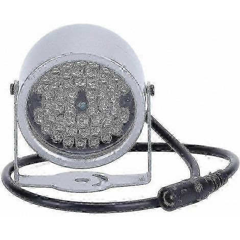 Lampe de vision nocturne infrarouge à 48 LED, illuminateur IR étanche pour une utilisation en extérieur (1/5)