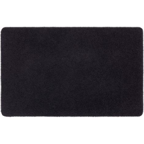 Paillasson extérieur et intérieur - 40 x 60 cm noir (1/3)