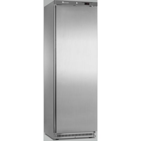 Réfrigérateur inox 386L avec distributeur d'eau et de glaçons contrôle numérique 4 grilles réglables - Saro