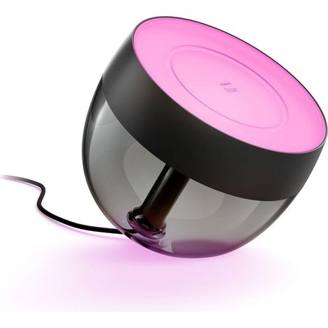 Hue Iris Lampada connessa nera design elegante 20 cm