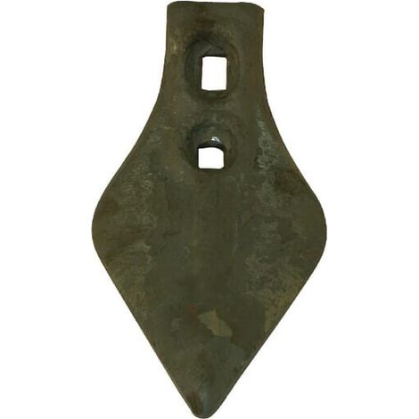 Grubberspitze 235x120x9mm gehärtet gekrümmt 2 Löcher passend für Peecon UNIVERSAL CP001000 (1/2)