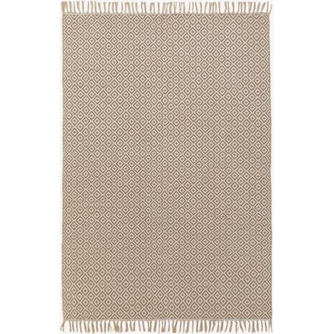 Tappeto in Cotone e Juta (200x120 cm) Durat SKLUM            
