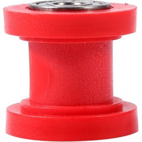 Jeffergarden Galet tendeur de chaîne de 8 mm de diamètre intérieur pour moto tout-terrain chinoise (pit bike), rouge