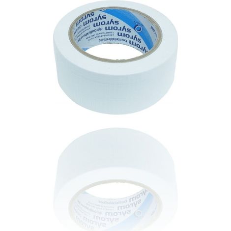 50 Mm X 25 M De Ruban Adhésif En Toile Blanche Scellant Les Paquets De Réparation