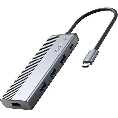 Hub USB 3.0 à 5 ports haute vitesse, multi-ports USB pour PC Windows - USB 3.0 PD - HDMI (1/4)