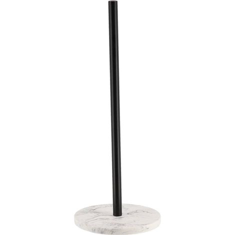 Toilettenpapier-reserve aus polyresin und schwarzem metall - mabre-effekt - Tendance