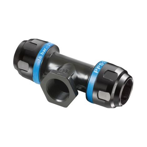 Té fileté Aluminium PREVOST, filetage G 1/2, dia. 25mm ( Prix pour 1 )