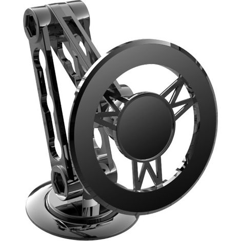 Support de téléphone de voiture à bras mécanique en alliage, support magnétique télescopique ultra-résistant Magsafe, support renforcé et élargi (lot de 5) (1/5)