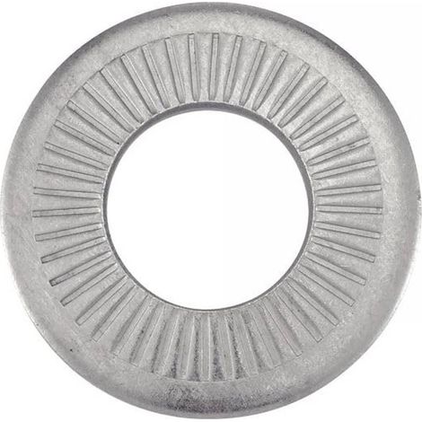 100 Rondelles Coniques Striées Série Moyenne 10 mm - NFE 25511 - Inox A4 - D-Work