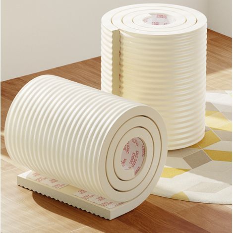 Bandes de sécurité en mousse pour coins et bords de bébé, 20 cm de large, tapis éponge anti-collision, autocollant mural pour place de parking, 1 cm d'épaisseur (1/5)