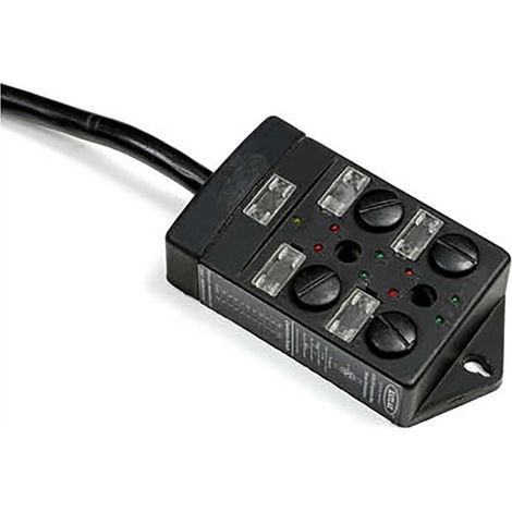 Répartiteur pour capteurs/actionneurs RS PRO, 4 ports , M12 Interface Connecteur 4 broches ( Prix pour 1 )