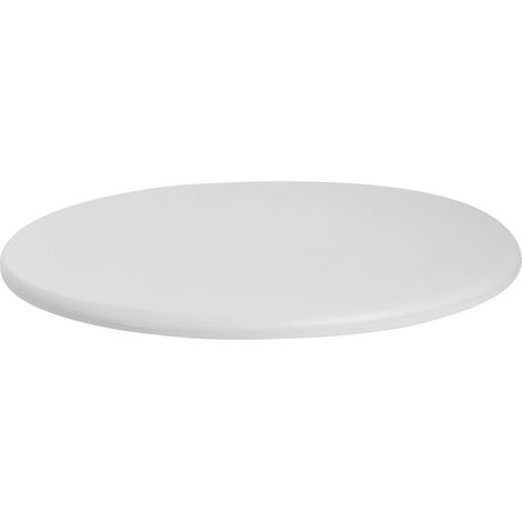 Panneau Lumineux LED Synthétique Plafonnier Encastré avec Télécommande Forme Ronde Blanc Veya (1/5)