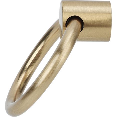 2 Stück Vintage-Schmuckkästchengriffe aus Messing, Ringgriffe für Möbel, Küchenschränke, Kleiderschranktüren (1/5)