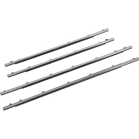 Joint d'étanchéité pour Fenêtre de Voiture, Boudin de Porte Avant Arrière 4 Pièces Compatible Modèles 72410 72450 72910 72950 SWA A01 (1/4)