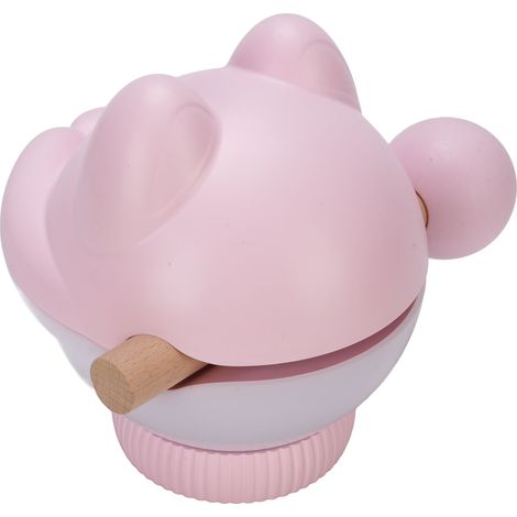 Veilleuse chaton lampe chat mignon sans câble luminosité variable rechargeable lampe de chevet 3 niveaux commande tactile déco chambre salon rose (1/5)