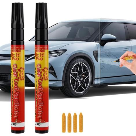 2-teiliges Kratzerentfernungsstift-Set, universelles Kratzerstift-Design, Kratzerentferner für Autolack, Autopolitur, einfache Reparatur kleiner Kratzer (1/5)