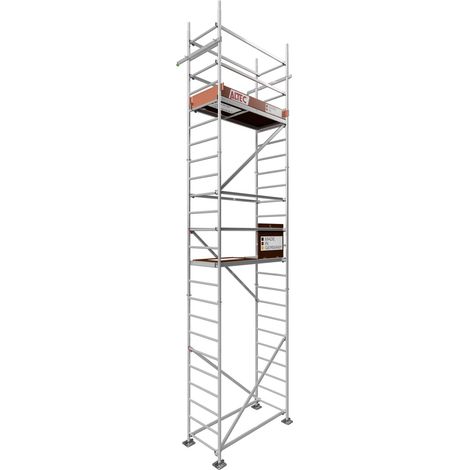 Rollfix 2.0 300, Arbeitshöhe 3m, mit Fußplatten