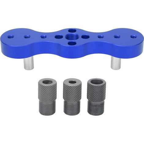 3 manchon de perçage, 6 mm, 8 mm, 10 mm, acier Cr12, aluminium anodisé, pour bois (1/5)