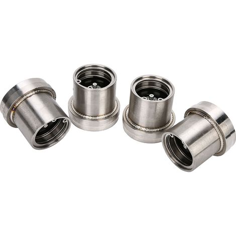 4pcs Roulement de Roue Remorque en Acier Inoxydable 62mm avec Protège-Axe et Accessoire de Protection (1/3)