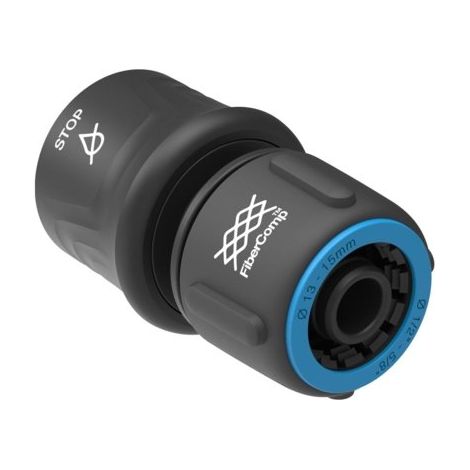 Conector de manguera Stop 1 / 2-5 / 8 (13-15 mm) FiberComp (paquete de 8)