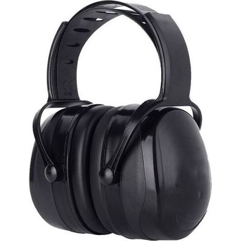 Casque Anti Bruit Adulte Réglable Confortable, avec Une Atténuation de SNR 38dB, pour Milieu Bruyant ou Stressant-Noir- (1/5)