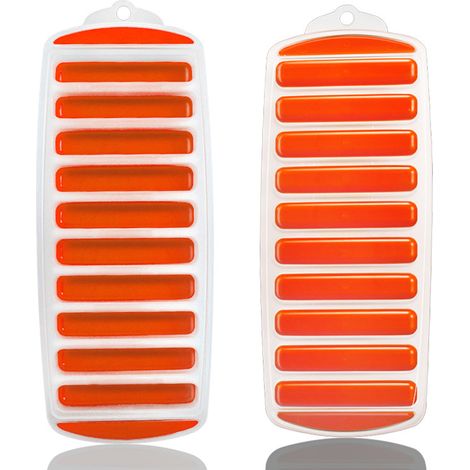 Ice Cube Tray - Silicone Ice Stick Tray - For Water Bottles And Cans - 3.74 Inch Long - 0.75 Inch Diameter - Set Of 4 (1/5)
