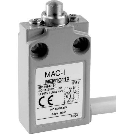 Panasonic MEM1G11ZD Interruptor estanco IP67 24V 5A