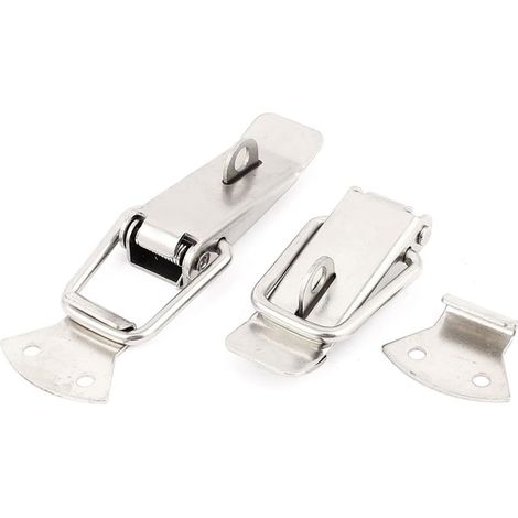 76 mm Lange Metalfeder Draw Toggle Loquet Fangen 2 pcs Cases Boxen Truhen