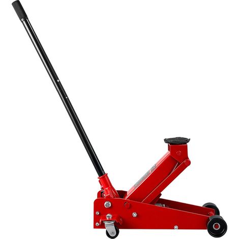 Cric hydraulique extra-plat 3 tonnes avec pompe rapide pour voitures de sport et SUV, plage de levage 130 à 500 mm. (1/5)