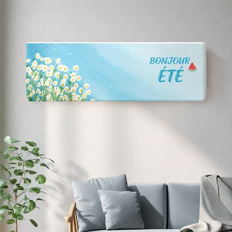 Housse de climatiseur mural en tissu motif estival format 3P 922330cm 3p 92 23 30cm 120 g – Livraison gratuite