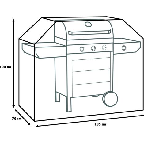 Primaster atmungsaktive Schutzhülle für Gasgrills 135x70x100 cm Grillabdeckung (1/3)